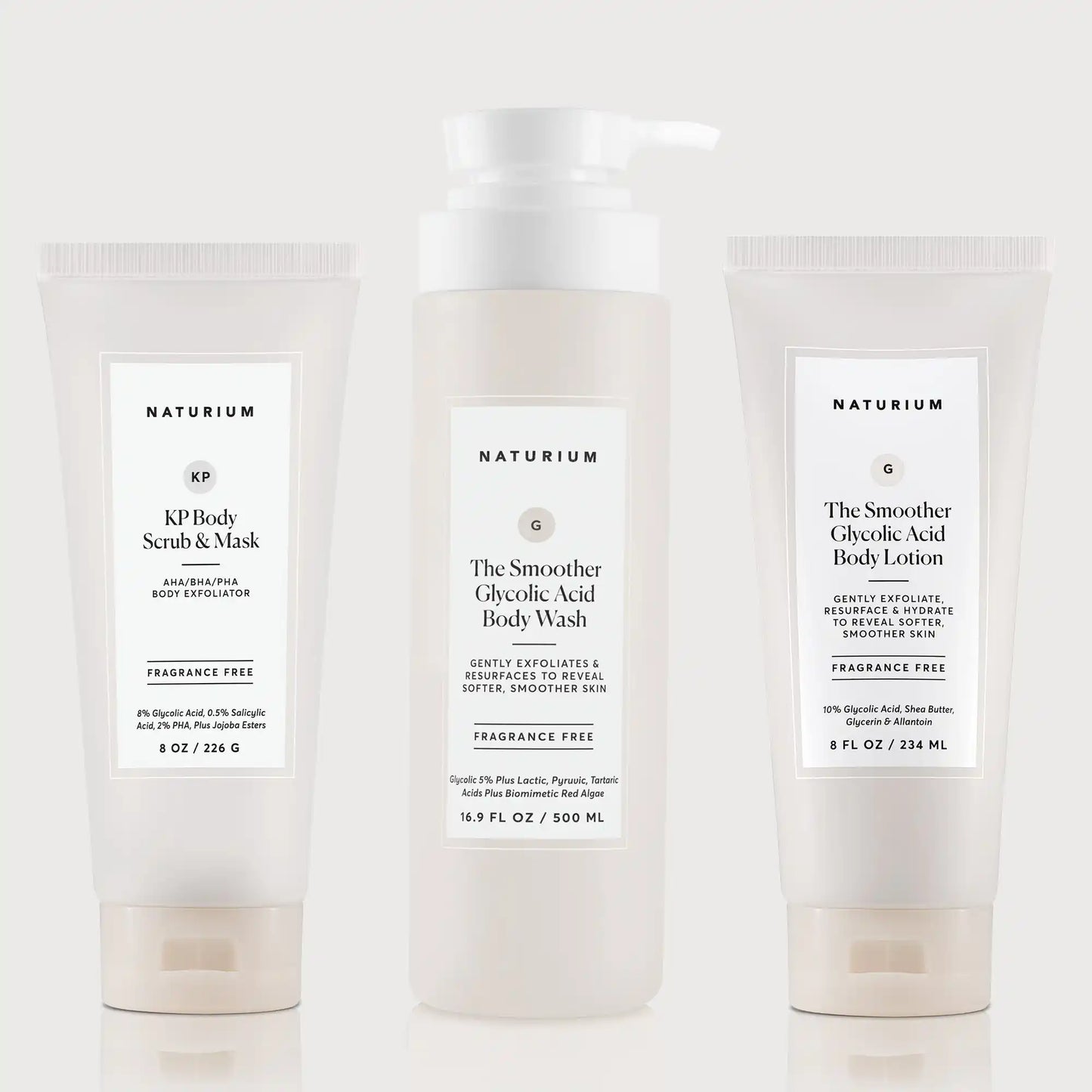 the-glycolic-acid-body-bundle-g6 NATR_KPScrub_SmootherBodyWash_SmootherLotion_Bundle_ecomm.webp